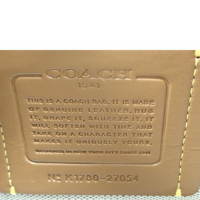 COACH/ローグトートショルダー/27054/Aランク/62【中古】 COACH（コーチ） COACH/ローグトートショルダー/27054/Aランク/62