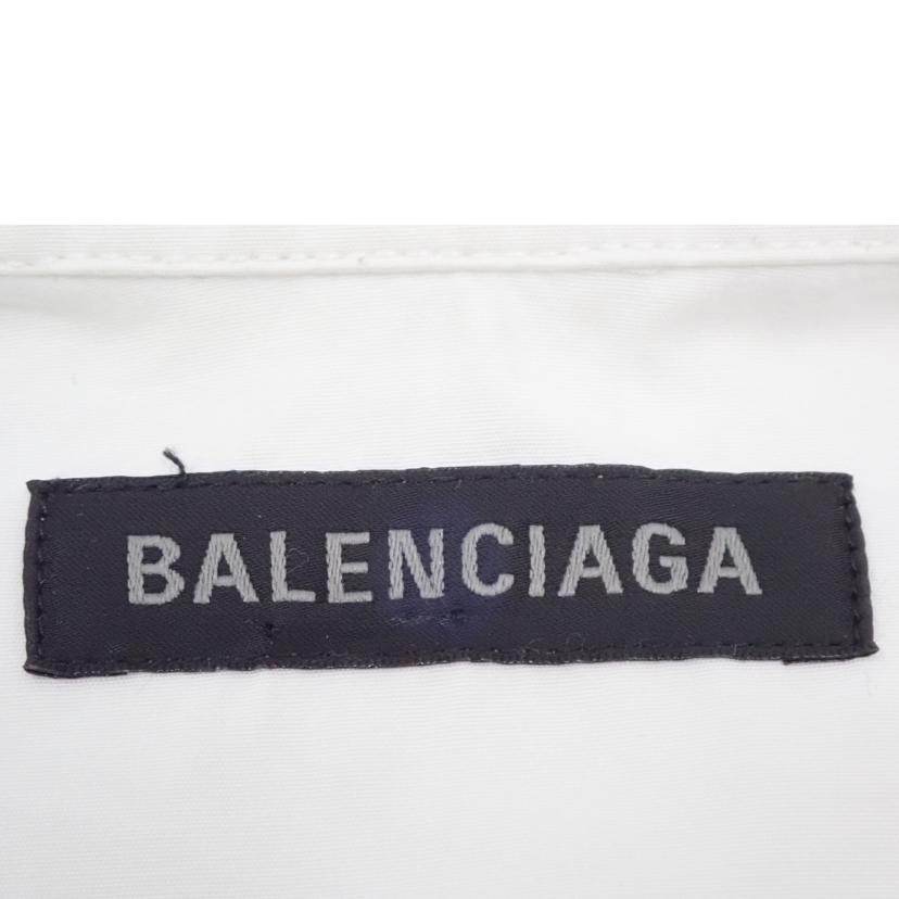BALENCIAGA/バックロゴオーバーサイズシャツ/725395 TYB18/ABランク/62【中古】 BALENCIAGA/バックロゴオーバーサイズシャツ/725395 TYB18/ABランク/62