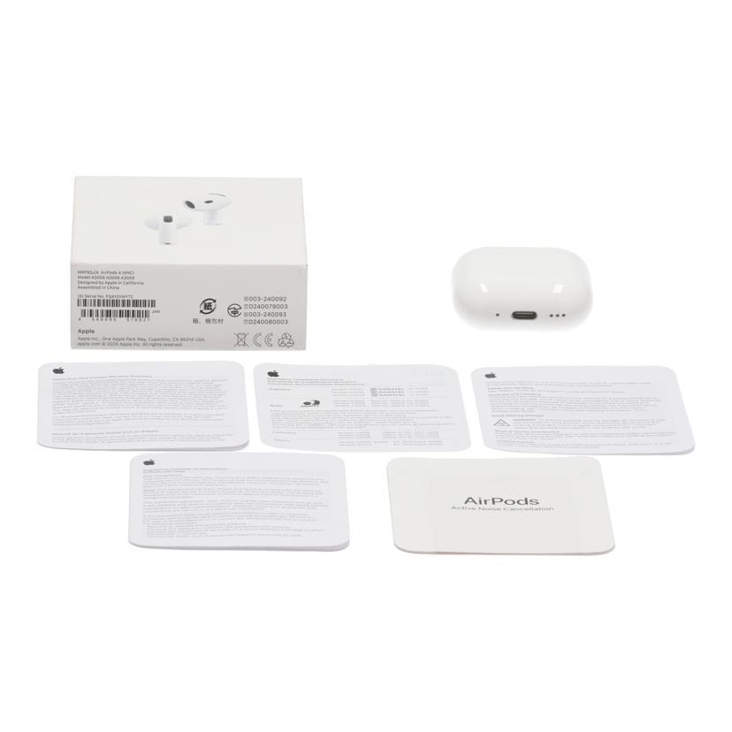 Apple アップル/AirPods 4 ANC/MXP93J/A/FQ410VMY72/ABランク/62【中古