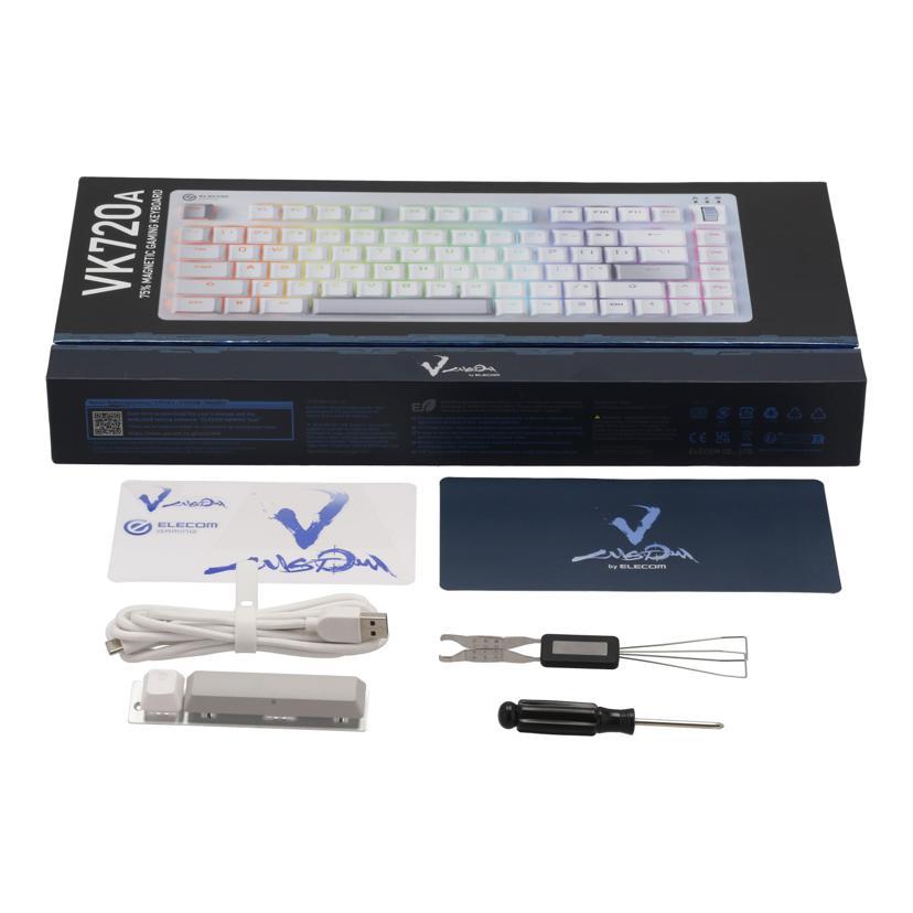 ELECOM エレコム/ゲーミングキーボード/V custom/TK-VK720AWH-EN/4500072/Aランク/62【中古】 ELECOM（エレコム） エレコム/ゲーミングキーボード/V custom/TK