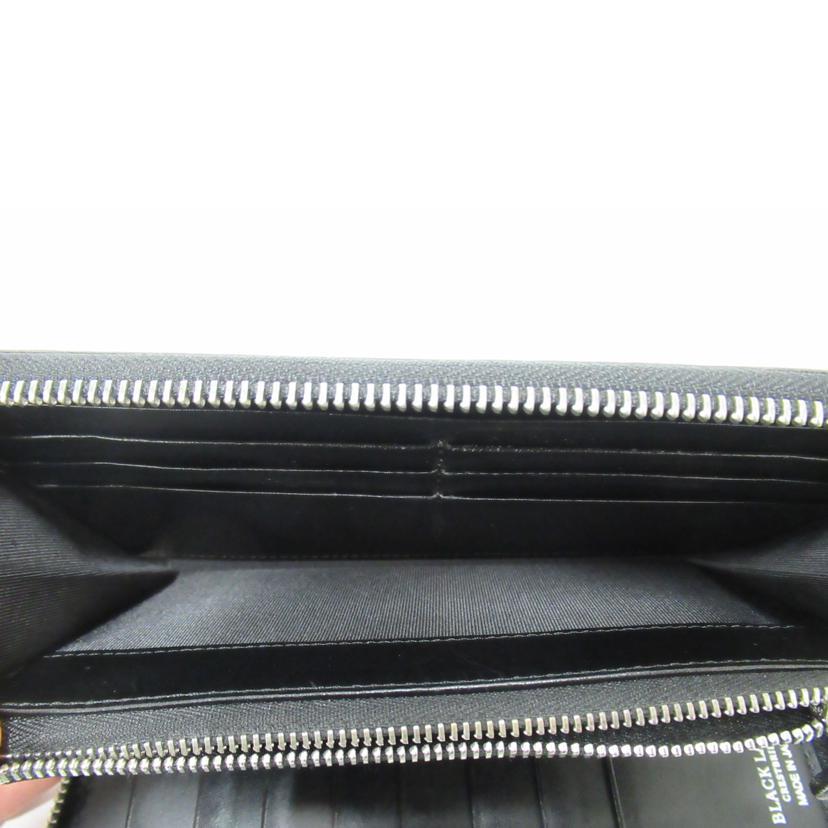 ブラックレーベルクレストブリッジ ラウンドファスナー オーガナイザー 黒 レザー BLACK LABEL CRESTBRIDGE ブラックレーベルクレストブリッジ