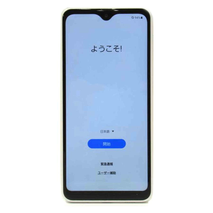 SAMSUNG/GalaxyA235G/ホワイト/SCG18/RFCW90RXB5Z/ABランク/63【中古