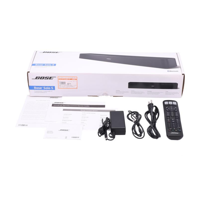 BOSE ボーズ/Solo 5 TV sound system/732522-3110/070024Z61932095AE/Bランク/63【中古】 BOSE（ボーズ） ボーズ/Solo 5 TV sound system/732522-3110