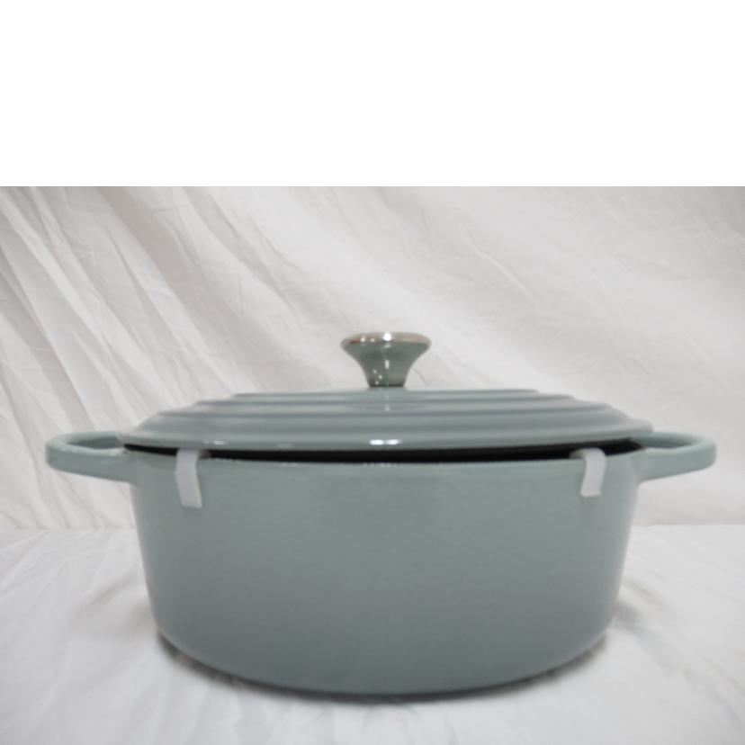LE CREUSET/25cm両手鍋/ココット・オーバル/SAランク/63【中古】の画像