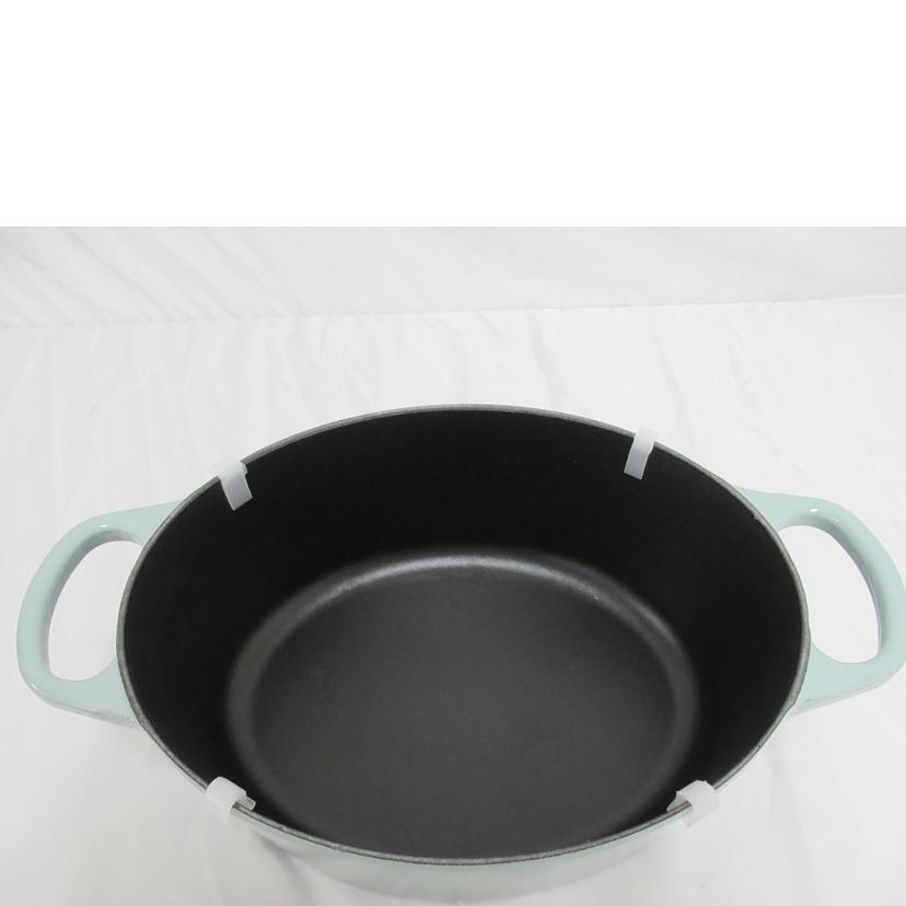 LE CREUSET/25cm両手鍋/ココット・オーバル/SAランク/63【中古】の画像