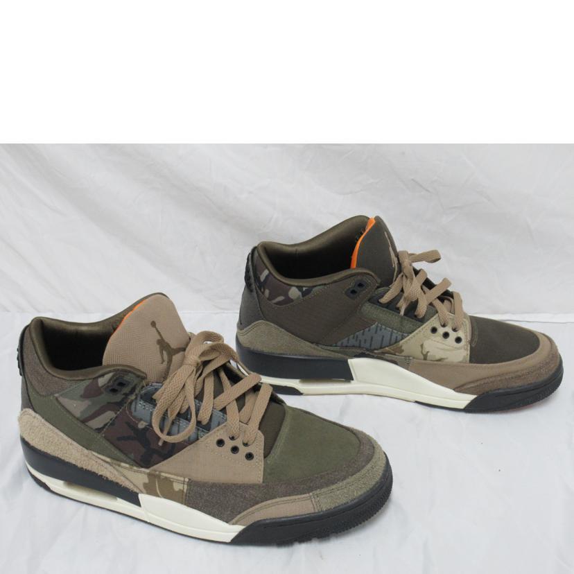 NIKE ナイキ/エアジョーダン3レトロSE/カーキ/1020/DO1830 200/Aランク/63【中古】 NIKE（ナイキ） ナイキ/エアジョーダン3レトロSE/カーキ/1020/DO1830