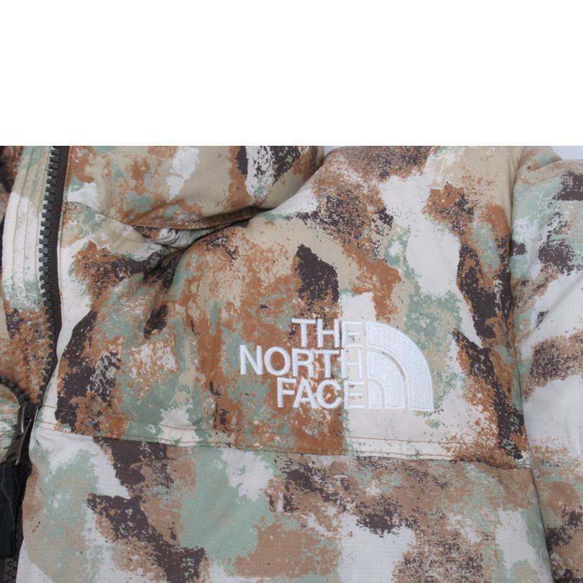 THE NORTH FACE ザ ノースフェイス/ダウンジャケット/ベージュ迷彩柄