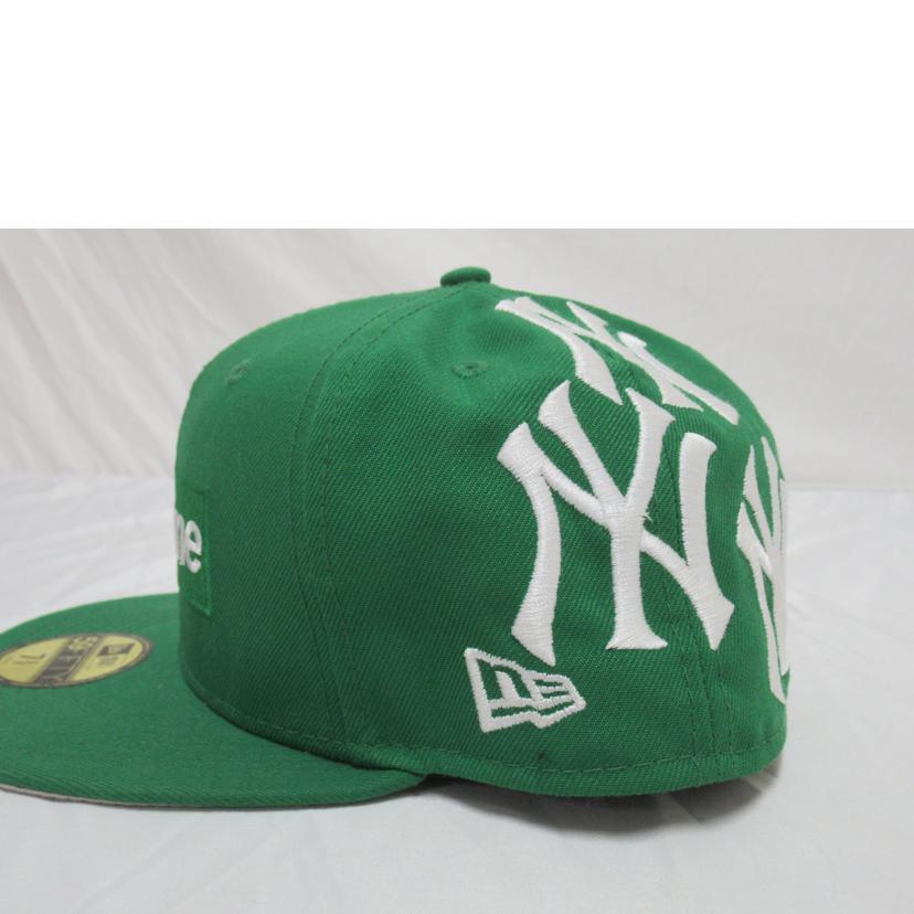 Supreme × NEW ERA シュプリーム ニューエラ/ボックスロゴキャップ/NYY/Bランク/63【中古】 Supreme（シュプリーム） × NEW ERA ニューエラ/ボックスロゴキャップ