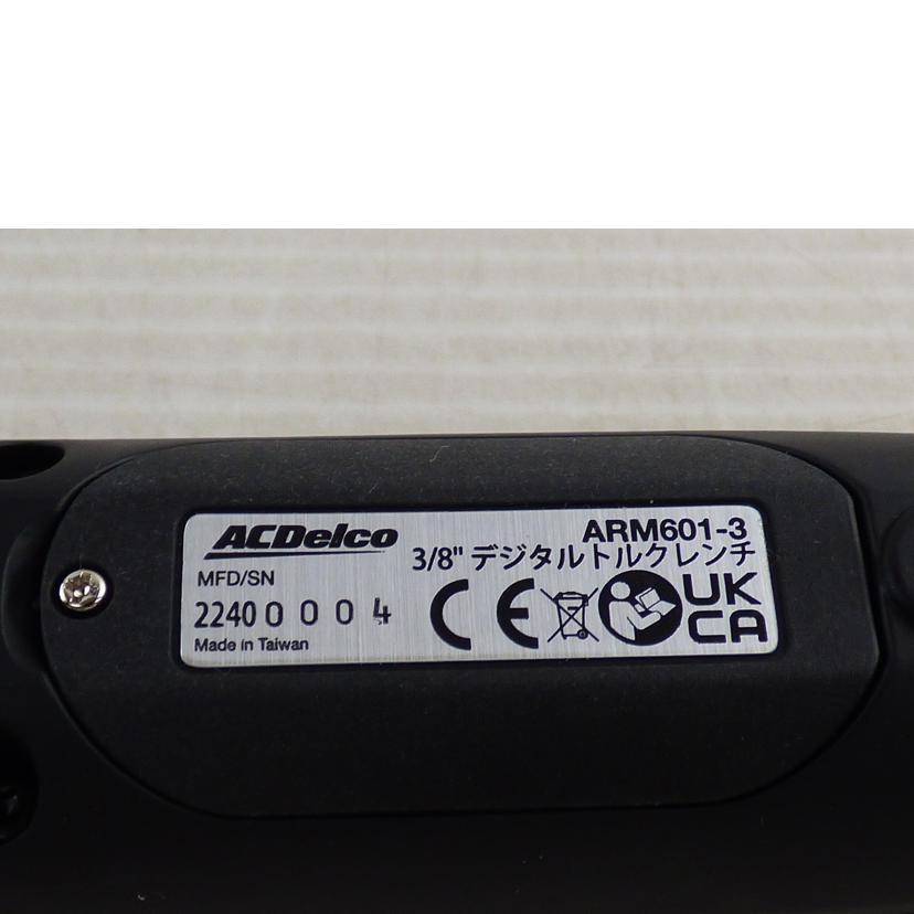 ACDelco エーシーデルコ/3/8 デジタルアングルトルクレンチ/ARM601-3