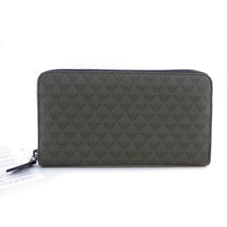 新品未使用　EMPORIO ARMANI 長財布　ラウンドファスナー　レザー EMPORIO ARMANI エンポリオアルマーニ/ラウンドファスナー長財布