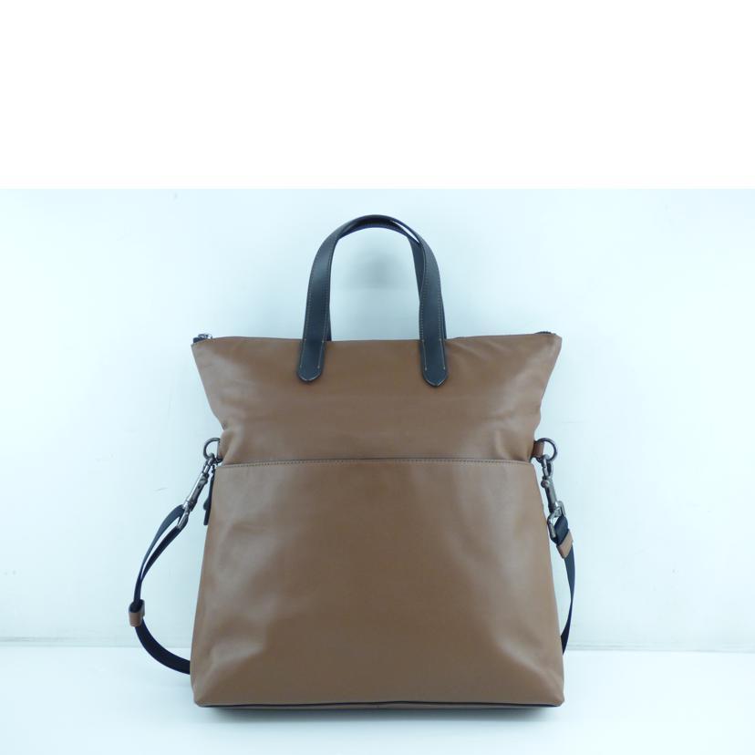 COACH コーチ/レザー2WAYバッグ/F50712/A19**/幅約35.5cm高サ約39cm  