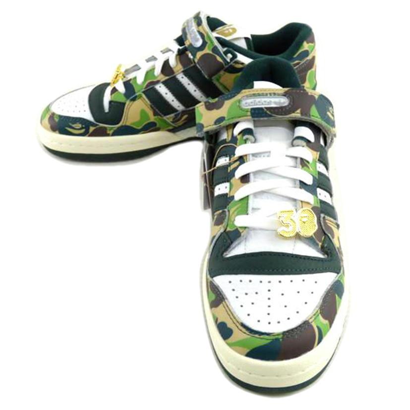 adidas×BAPE/FORUM 84 BAPE LOW/ID4771/25.5cm/Sランク/64【中古 