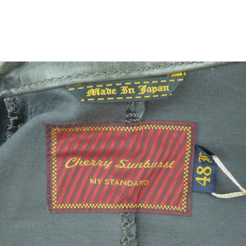 A/W チェリーサンバースト レザージャケット フード付き 50XL . A/W チェリーサンバースト レザージャケット フード付き 50XL - メルカリ
