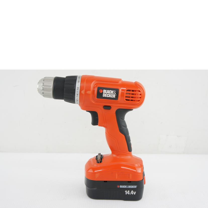 BLACK&DECKER ブラック・アンド・デッカー/コードレスドリルドライバー/EPC14/Bランク/64【中古】 BLACK&DECKER ブラック・アンド・デッカー/コードレスドリルドライバー