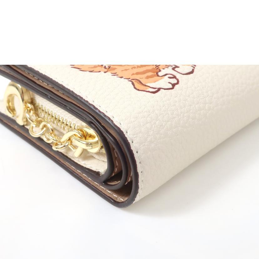 COACH コーチ/レザーキャットプリント 二つ折り財布/CC472/コーチ/A