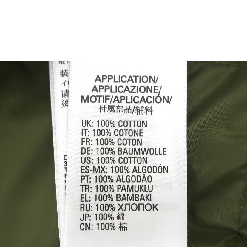 DIESEL ディーゼル/ジップアップミリタリージャケット 異素材 カーキ系  