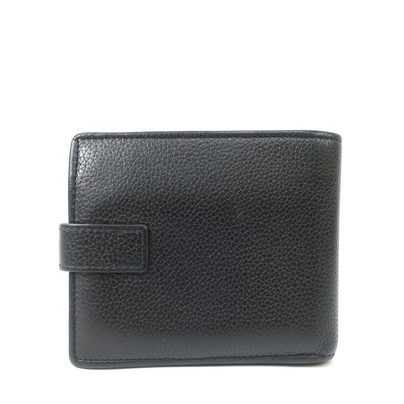 SAINT LAURENT サンローラン/サックドジュール 二ツ折リ財布 レザー  