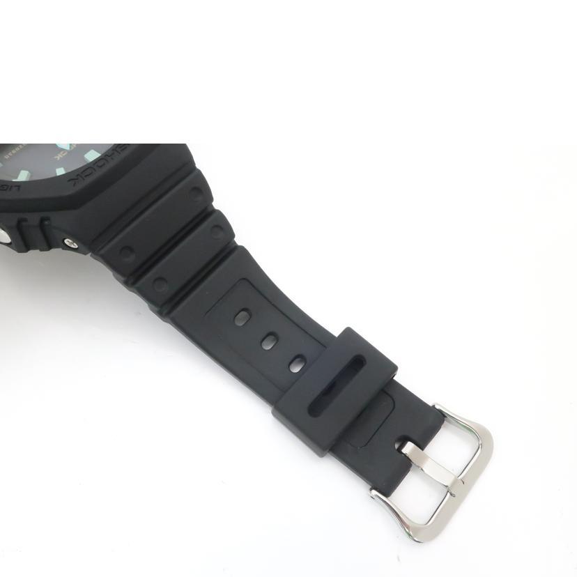 CASIO（カシオ） <br>CASIO Gショック ブラック×ミント/GA-2100RC-1AJF
