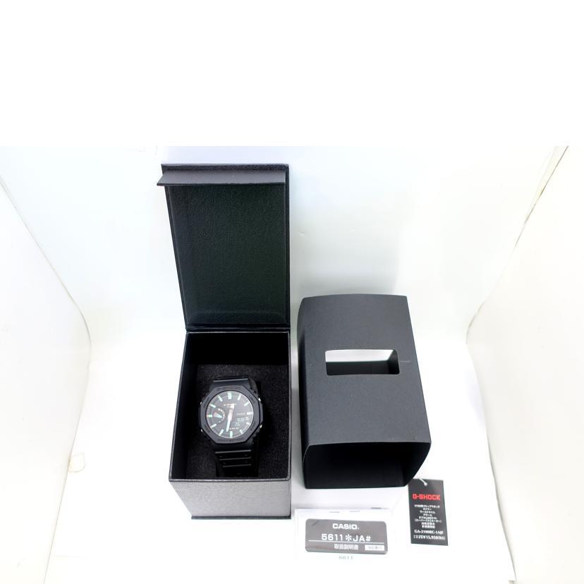 CASIO カシオ/G-SHOCK Gショック ブラック×ミント/GA-2100RC-1AJF/G-SHOCK/Aランク/65【中古】 CASIO（カシオ） <br>CASIO Gショック ブラック×ミント/GA-2100RC-1AJF