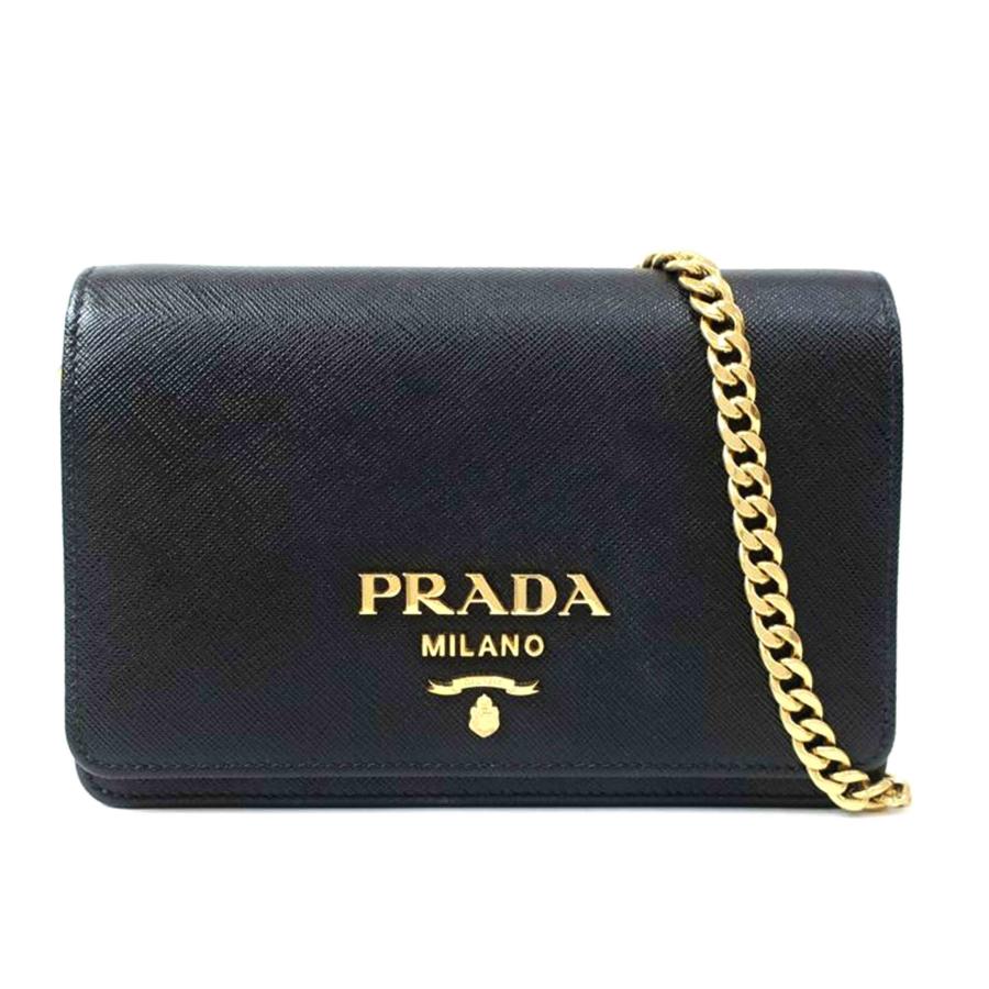 PRADA プラダ/サフィアーノ チェーンウォレット ショルダーバッグ 2WAY  