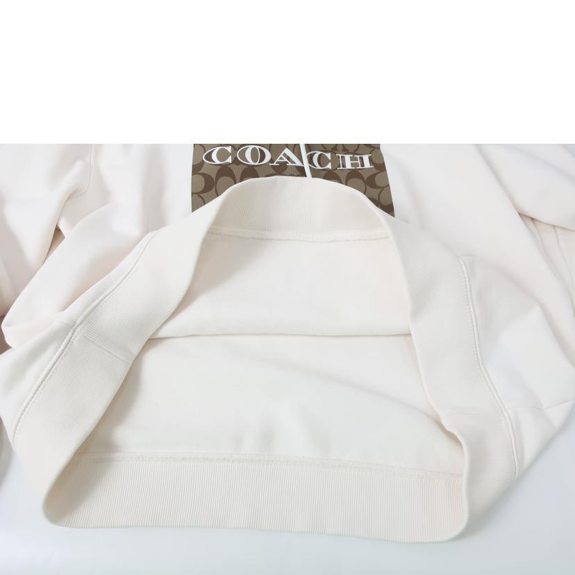 COACH コーチ/シグネチャーフーディー レディース/Lサイズ/ホワイト/C8774/レディースインナー/Aランク/65【中古】 COACH（コーチ） コーチ/シグネチャーフーディー レディース/Lサイズ