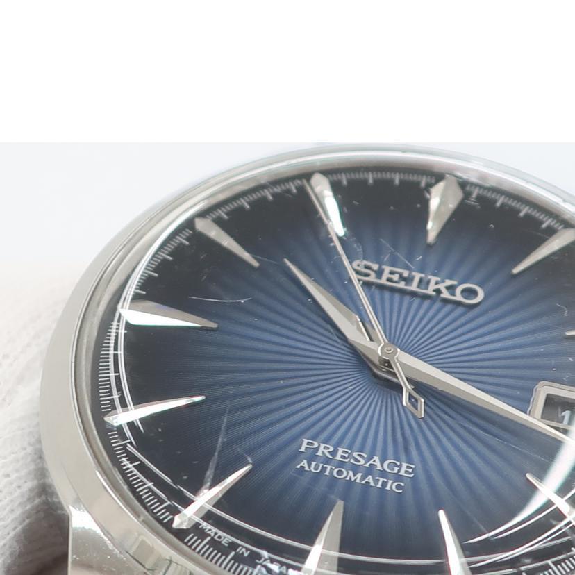 SEIKO セイコー/プレサージュ オートマチック 風防キズ ベルト社外品/4R35-01T0/785***/Bランク/65【中古】 SEIKO（セイコー） セイコー/プレサージュ オートマチック 風防キズ