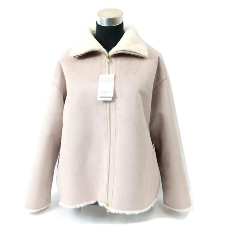 IENAリバーシブルフェイクファーブルゾン