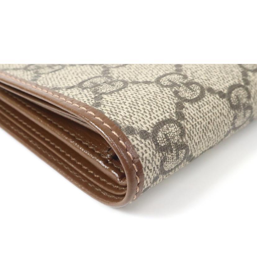 GUCCI（グッチ） グッチ/GG 二つ折り財布 ブラウン/673000/SSAランク