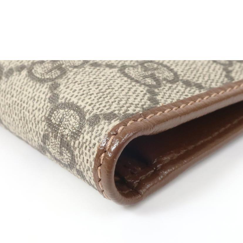 GUCCI（グッチ） グッチ/GG 二つ折り財布 ブラウン/673000/SSAランク