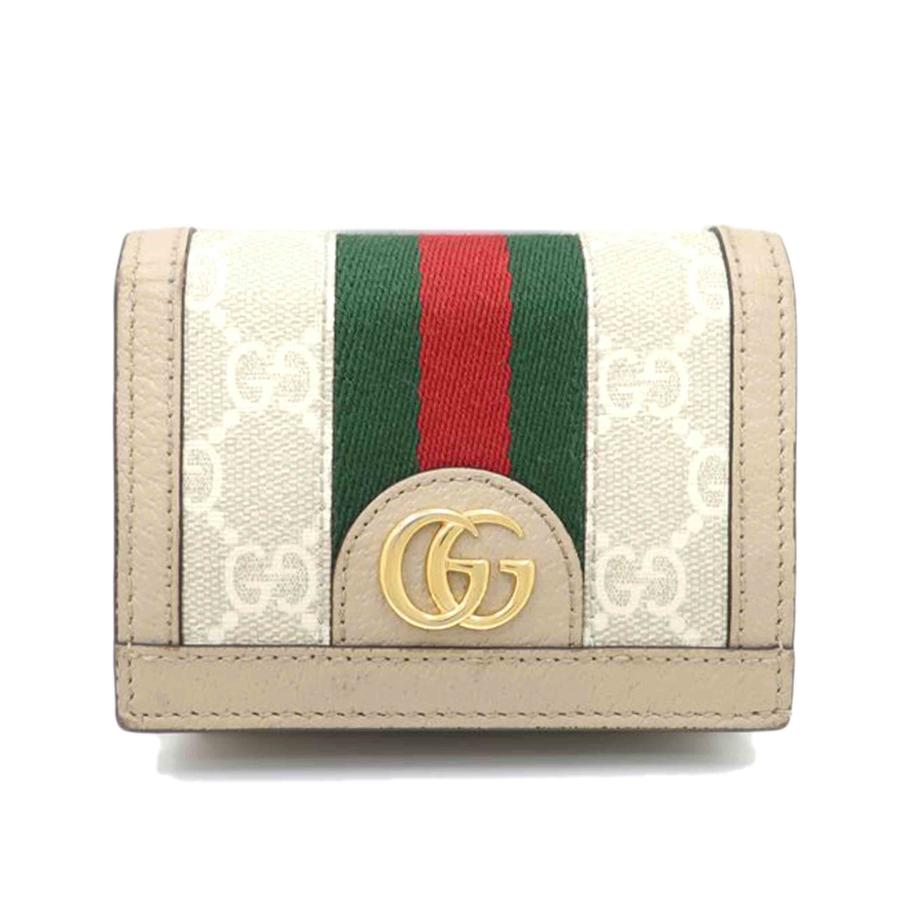 GUCCI グッチ/GGスプリーム オフィディア 二つ折り財布/523155/AB  