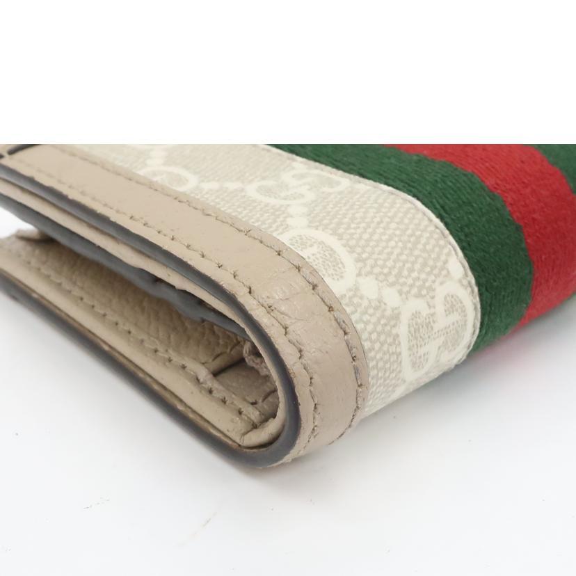 GUCCI（グッチ） グッチ/GGスプリーム オフィディア 二つ折り財布