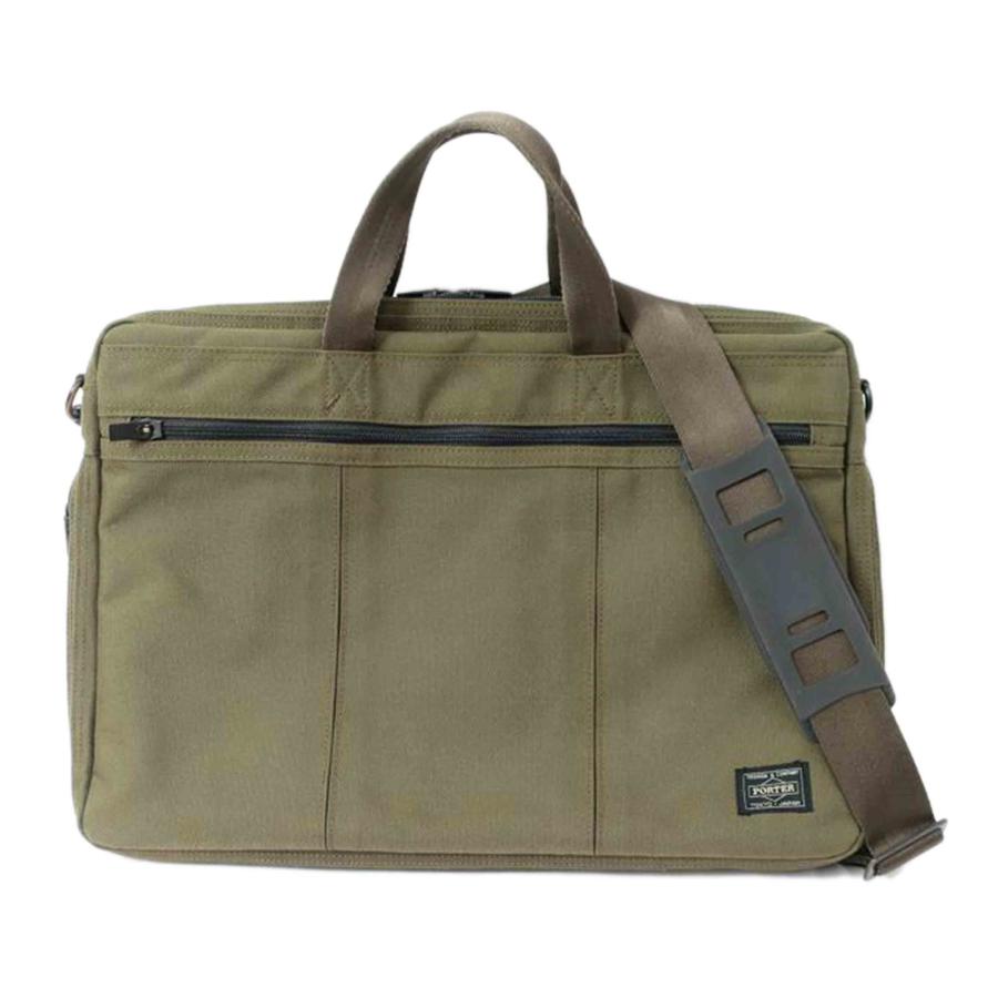 PORTER ビジネスバッグ カーキ 美品 PORTER TANKER 3way ビジネス