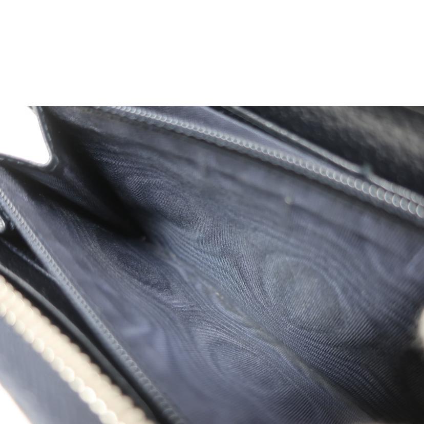 GUCCI（グッチ） グッチ/オフディアGGラウンド 長財布 ネイビー/523154