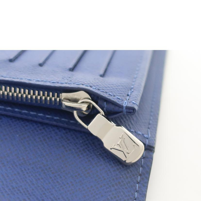 【最安値】ルイヴィトン　タイガラマ　ポルトフォイユブラザ 長財布　ブルー ルイ・ヴィトン モノグラム タイガラマ ポルトフォイユ・ブラザ