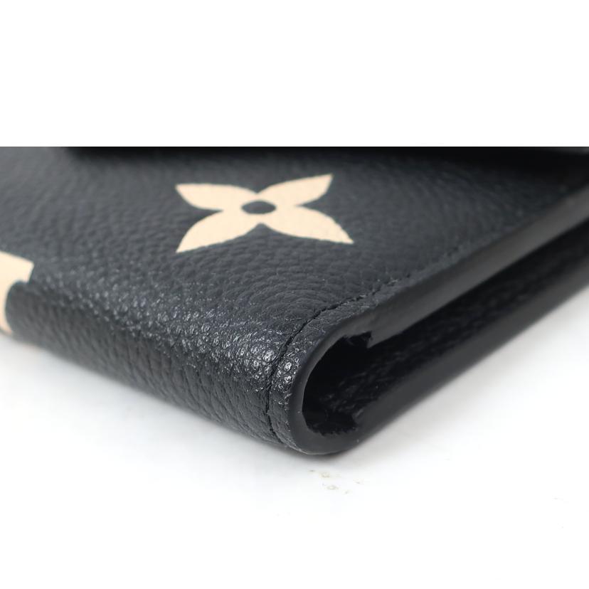 ルイヴィトン 三つ折り財布 ヴィクトリーヌ ブラック LOUIS VUITTON（ルイ・ヴィトン） ルイ・ヴィトン/ポルトフォイユ