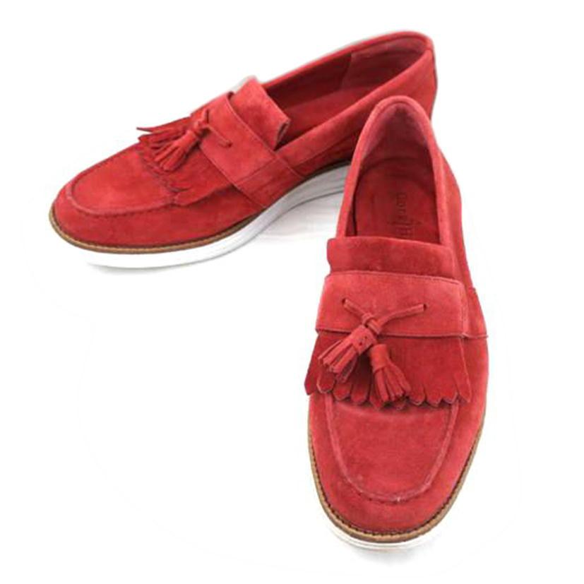 COLE HAAN コールハーン/タッセルローファー/レッド/9.5/メンズ