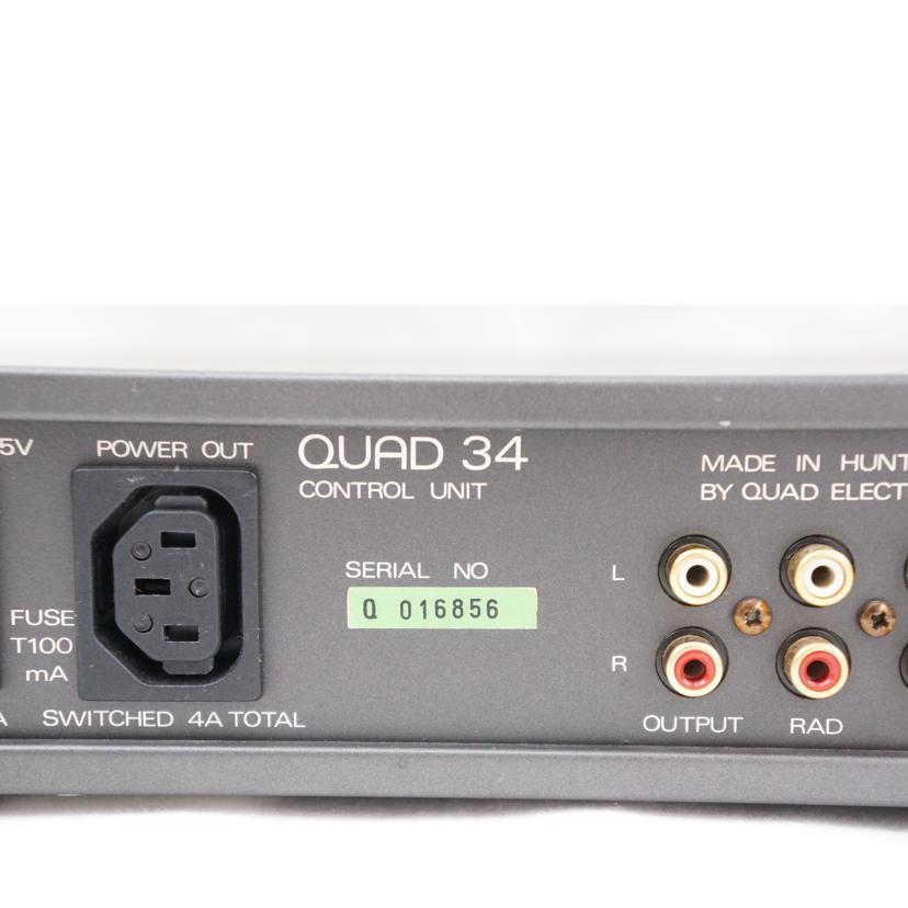 QUAD クオード/コントロールアンプ/34/ピュアオーディオ/ABランク/67【中古】 wonderrex-ec_9264671542684