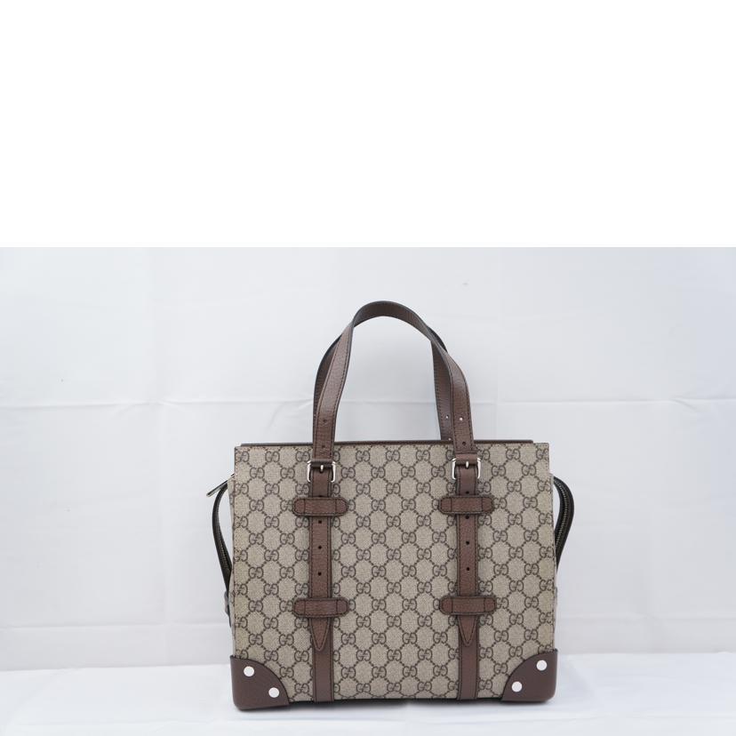GUCCI グッチ トートバッグ br>GUCCI グッチ/GGレザーディティール付キトート/643811/493***/SA