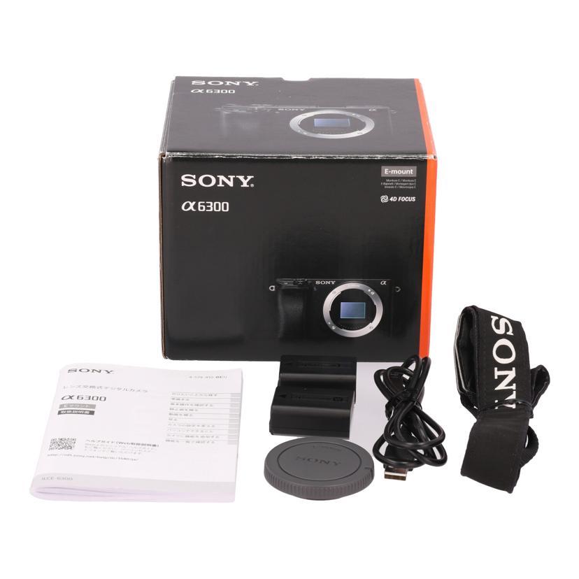 SONY ソニー/ミラーレス一眼ボディ/ILCE-6300/3024253/デジタル一眼/Bランク/67【中古】 SONYソニー/ミラーレス一眼ボディ/ILCE-6300/3024253/Bランク/67【中古