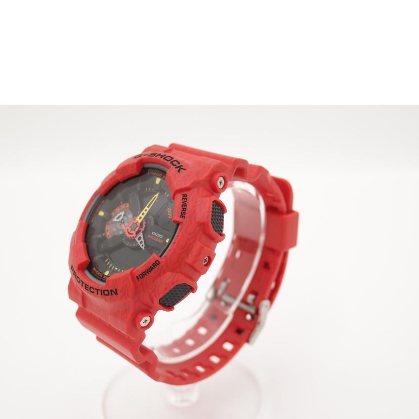 savage CASIO カシオ/腕時計 三国志 メンズ 黄忠 レッド クォーツ/G 