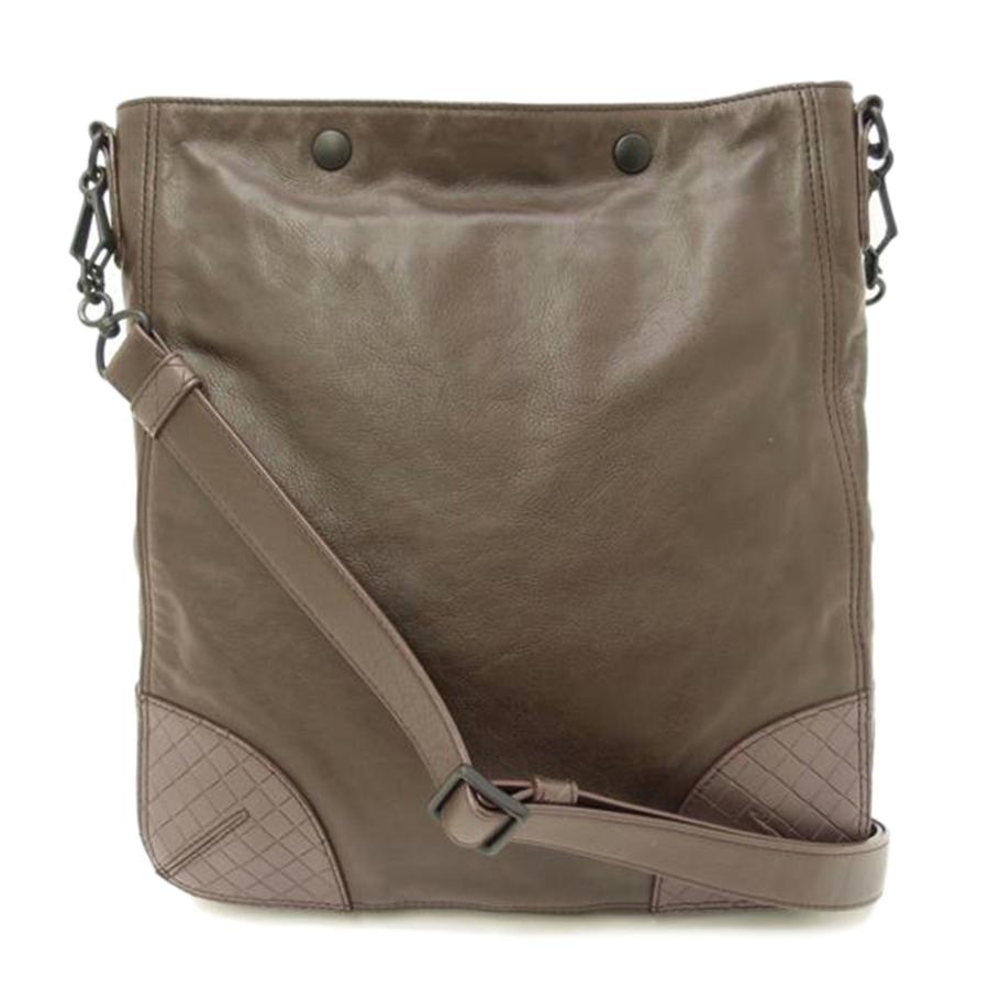 BOTTEGA VENETA（ボッテガ・ヴェネタ） ショルダー 斜め掛け 茶 メンズ