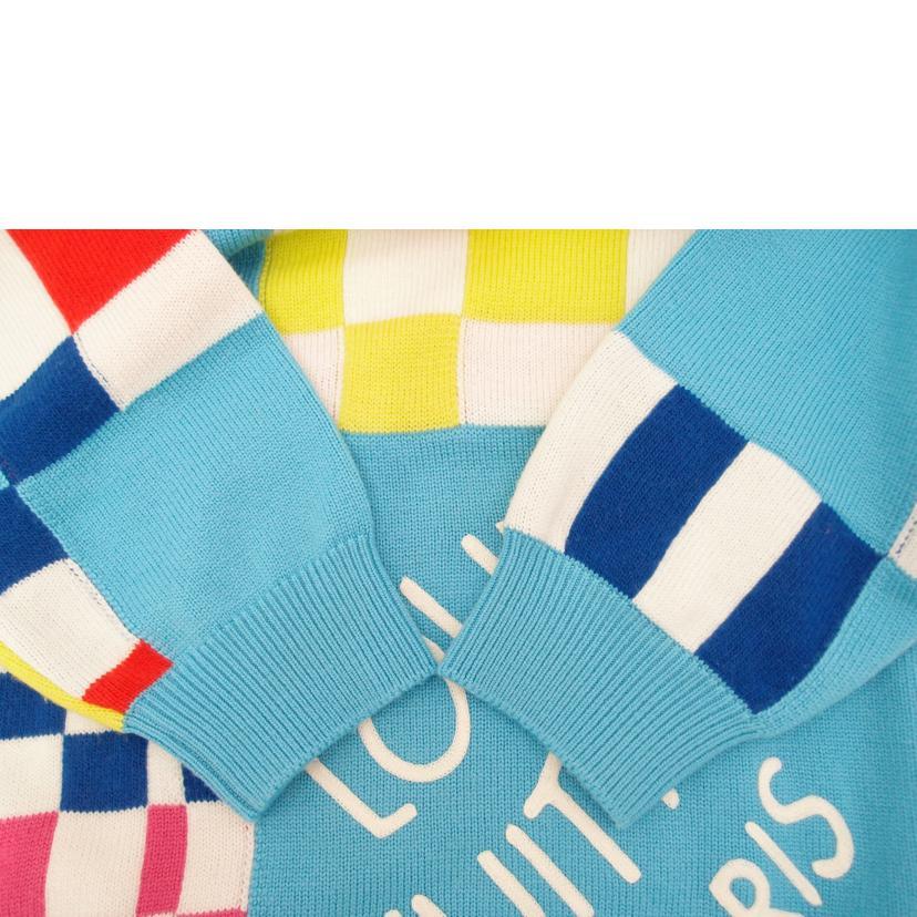 LOUIS VUITTON　ダミエストライプ ジャガード ニット Tシャツ LOUIS VUITTON ダミエストライプ ジャガード ニット Tシャツ