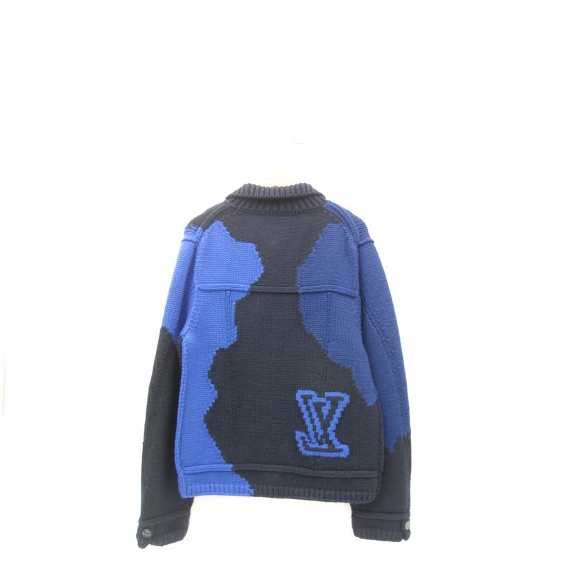 LOUIS VUITTON ルイ・ヴィトン/ヴァージルアブローLV刺繍インタルシアボタン ニットカーディガン/RM202M UTF HJN06W/XL/ルイ・ヴィトン/SAランク/69【中古】 LOUIS VUITTON ルイ・ヴィトン/ヴァージルアブローLV刺繍カーディガン