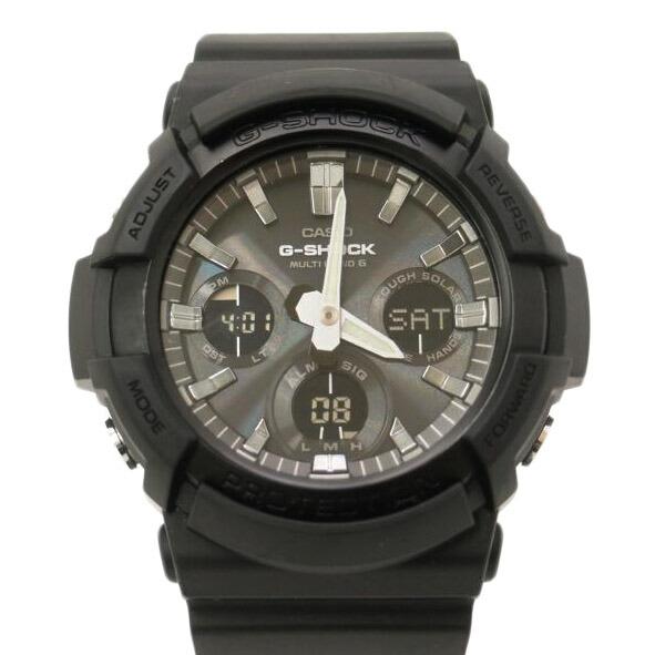 CASIO G-SHOCK GAW-100B 電波ソーラー　ビッグケース　中古品 G-SHOCK 電波 ソーラー ビッグケース ブラック GAW-100B-1AJF CASIO