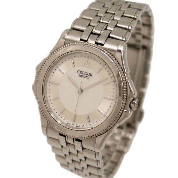SEIKO セイコー クレドール 8J81-6B70 クォーツ 稼働品 メンズ br>SEIKO セイコー/クレドール/18KT×SS/パシフィーク/クォーツ/8J81