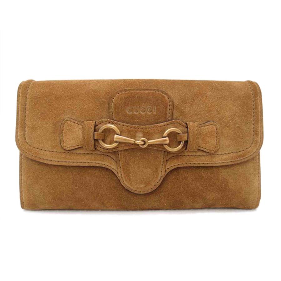GUCCI（グッチ） グッチ/ホースビット二つ折り長財布/ブラウン/382274