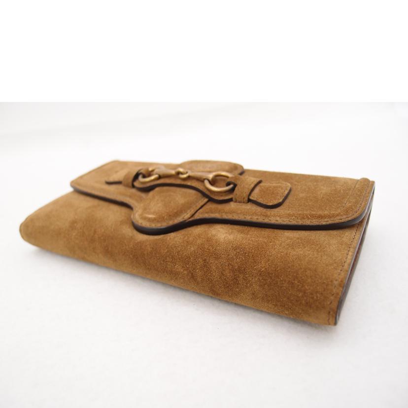 GUCCI（グッチ） グッチ/ホースビット二つ折り長財布/ブラウン/382274