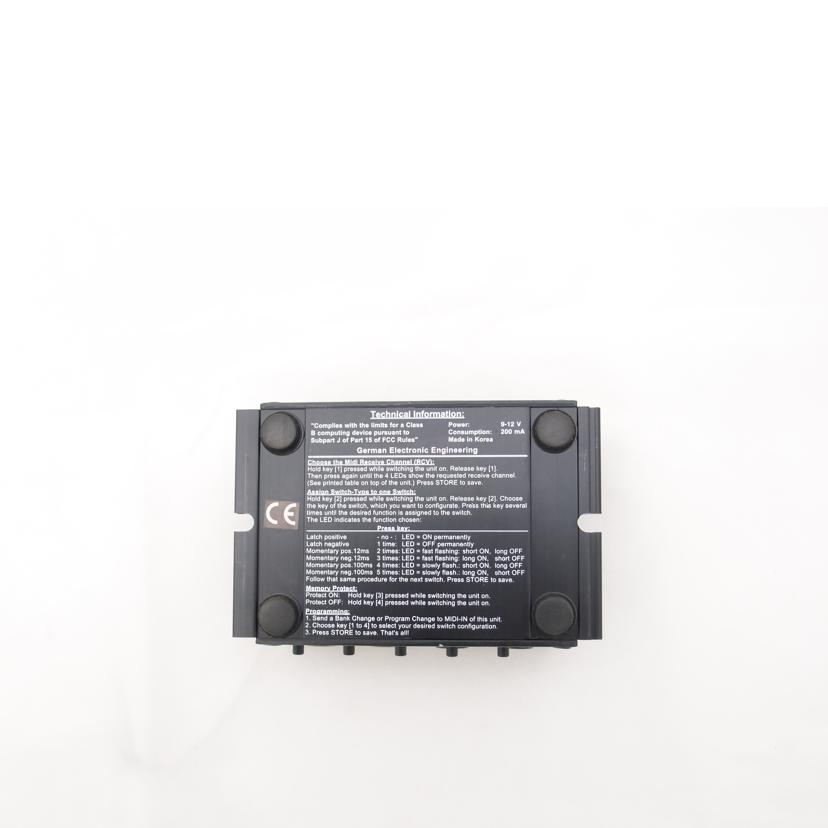 Nobels ノベルズ/MIDIスイッチコントローラー/MS-4/楽器関連/ABランク/69【中古】 Nobels ノベルズ/MIDIスイッチコントローラー/MS-4/楽器関連/ABランク