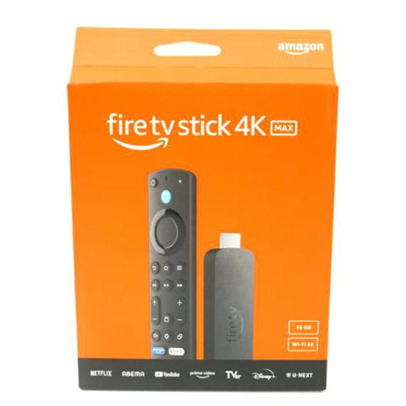 未使用クラス⭐︎アマゾン/Amazon/Fire TV 4K MAX 2nd/10 amazon（アマゾン） アマゾン/Fire TV Stick 4K Max 第2世代