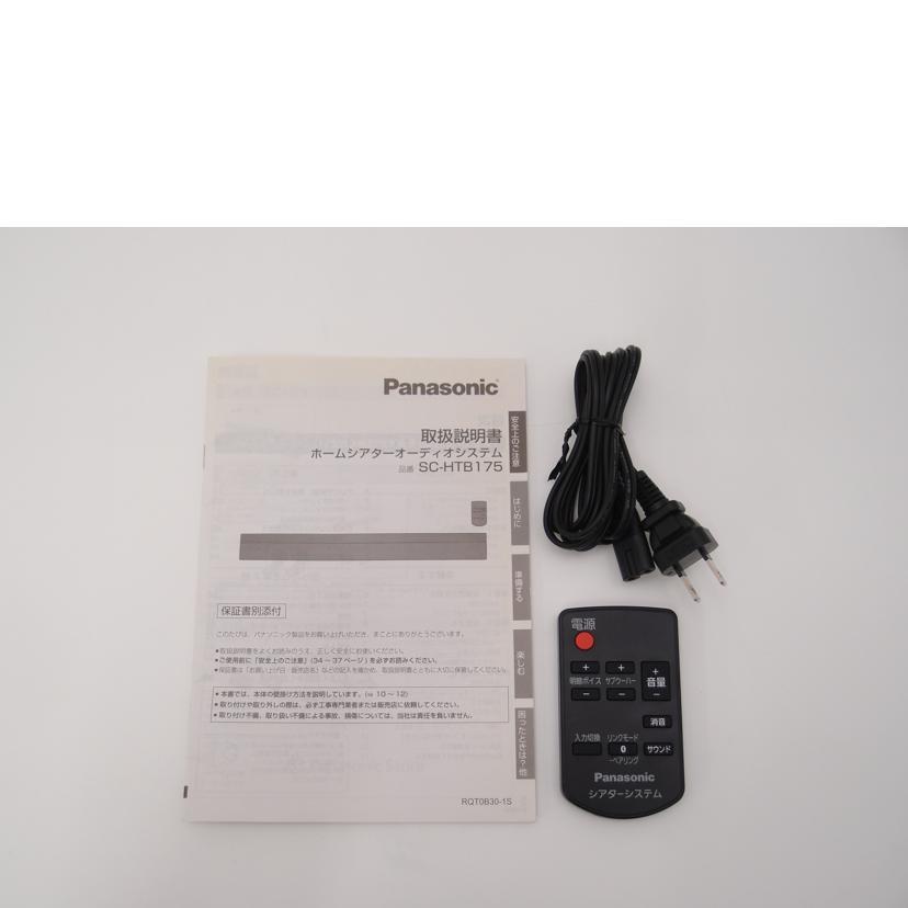 Panasonic パナソニック/シアターバー/SC-HTB175/GZ7AC001404/A